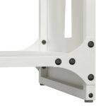 Portant de bois chauffage blanc 40x30x80 cm – Image 6