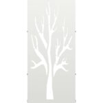 Portant de bois chauffage blanc 40x30x80 cm – Image 7