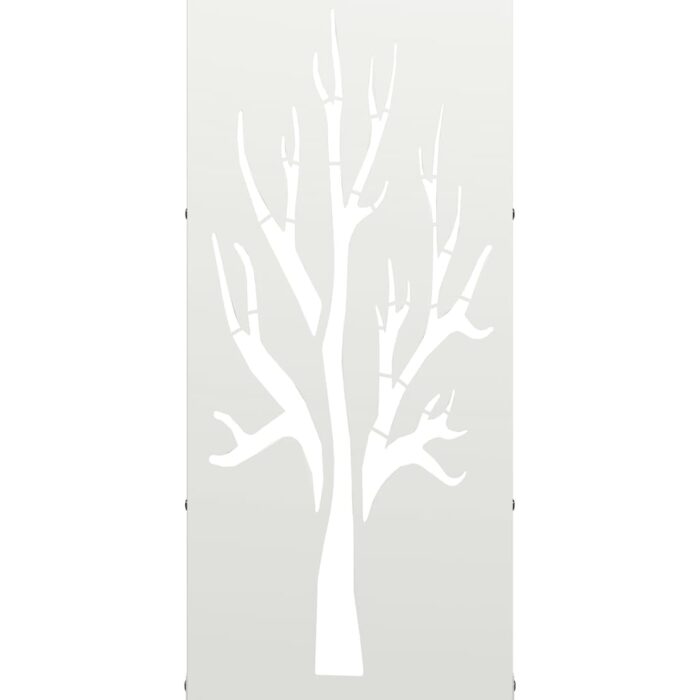 Portant de bois chauffage blanc 40x30x80 cm – Image 7
