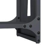 Portant de bois chauffage anthracite 40x30x80 cm – Image 6