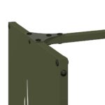 Portant de bois chauffage vert olive 40x30x80 cm – Image 5