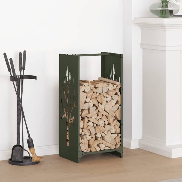 VXL8721158787651_m_en_hd_1.jpg Portant de bois chauffage vert olive 40x30x80 cm – Image 1