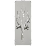 Portant de bois de chauffage 40x30x80 cm acier inoxydable – Image 4