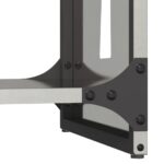 Portant de bois de chauffage 40x30x80 cm acier inoxydable – Image 6