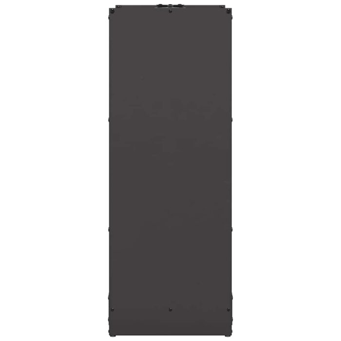 Portant de bois chauffage noir 40x30x80 cm – Image 4