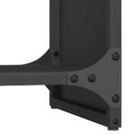 Portant de bois chauffage noir 40x30x80 cm – Image 6