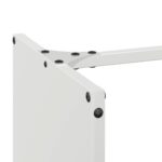 Portant de bois chauffage blanc 40x30x80 cm – Image 5