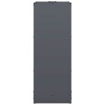 Portant de bois chauffage anthracite 40x30x80 cm – Image 4