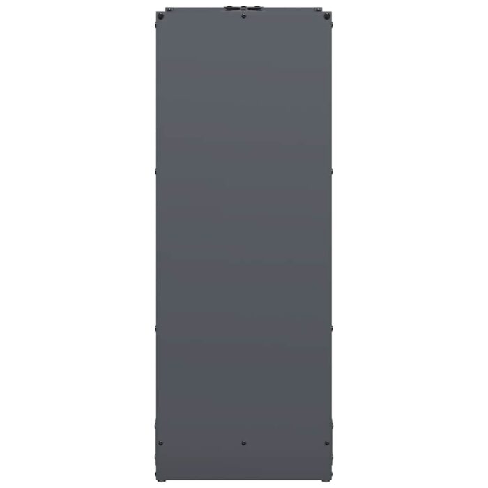 Portant de bois chauffage anthracite 40x30x80 cm – Image 4