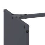 Portant de bois chauffage anthracite 40x30x80 cm – Image 5