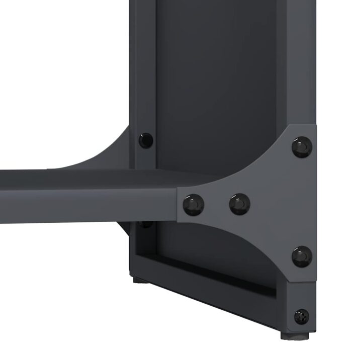 Portant de bois chauffage anthracite 40x30x80 cm – Image 6