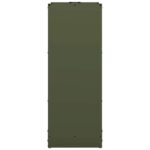 Portant de bois chauffage vert olive 40x30x80 cm – Image 4