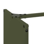 Portant de bois chauffage vert olive 40x30x80 cm – Image 5