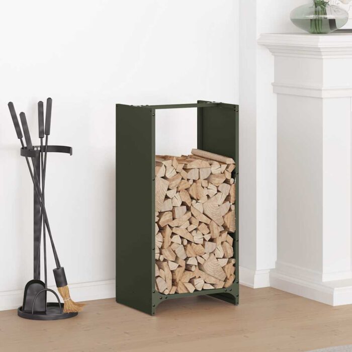 VXL8721158787712_m_en_hd_1.jpg Portant de bois chauffage vert olive 40x30x80 cm – Image 1