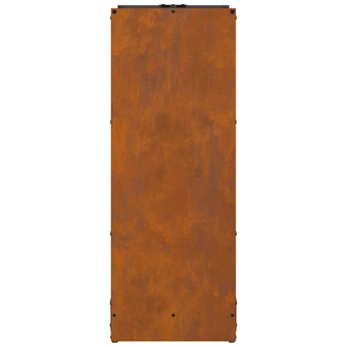 Étagère à bois 40x30x80 cm acier résistant aux intempéries – Image 5