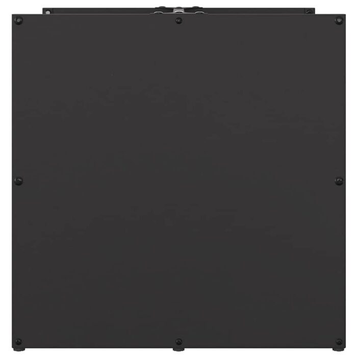 Portant de bois chauffage noir 40x40x40 cm – Image 4