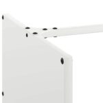 Portant de bois chauffage blanc 40x40x40 cm – Image 5