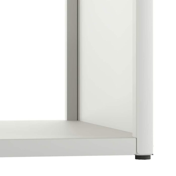 Portant de bois chauffage blanc 40x40x40 cm – Image 6