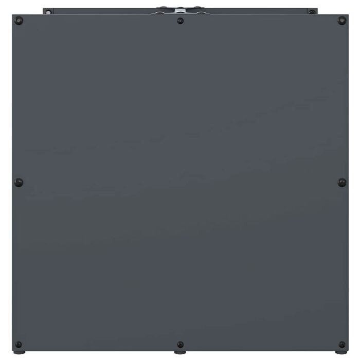 Portant de bois chauffage anthracite 40x40x40 cm – Image 4