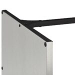 Portant de bois de chauffage 40x40x40 cm acier inoxydable – Image 5