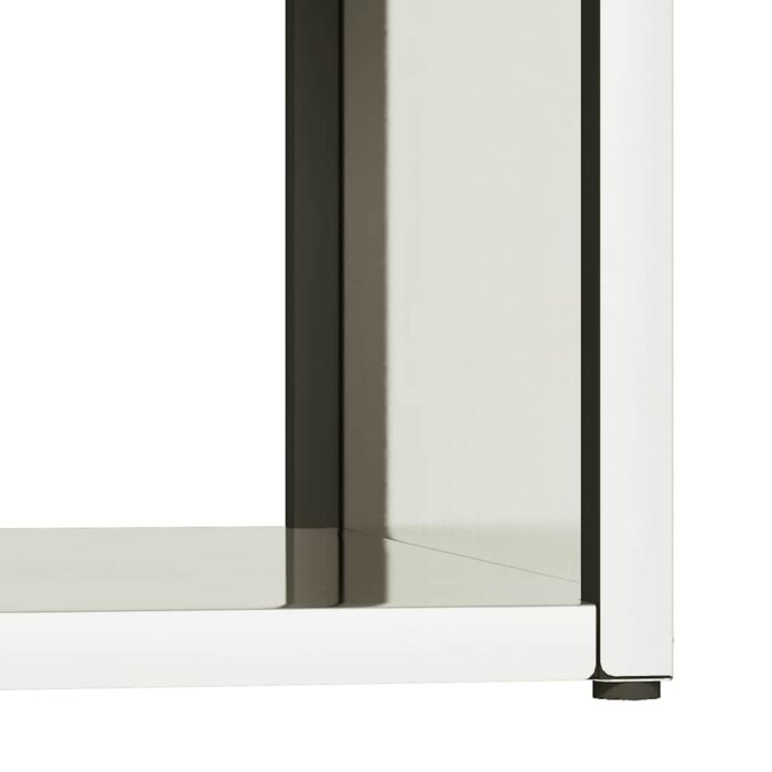 Portant de bois de chauffage 40x40x40 cm acier inoxydable – Image 6