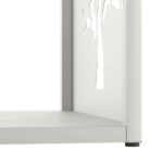 Portant de bois chauffage blanc 40x40x40 cm – Image 6