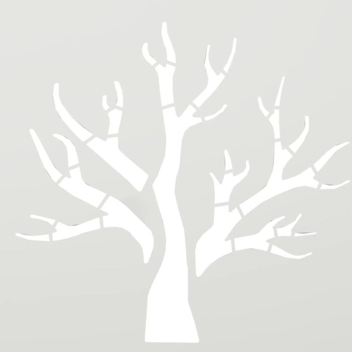 Portant de bois chauffage blanc 40x40x40 cm – Image 7