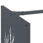 Portant de bois chauffage anthracite 40x40x40 cm – Image 5