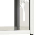 Portant de bois de chauffage 40x40x40 cm acier inoxydable – Image 6