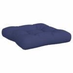 Coussins de palette lot de 3 bleu marine tissu oxford – Image 2