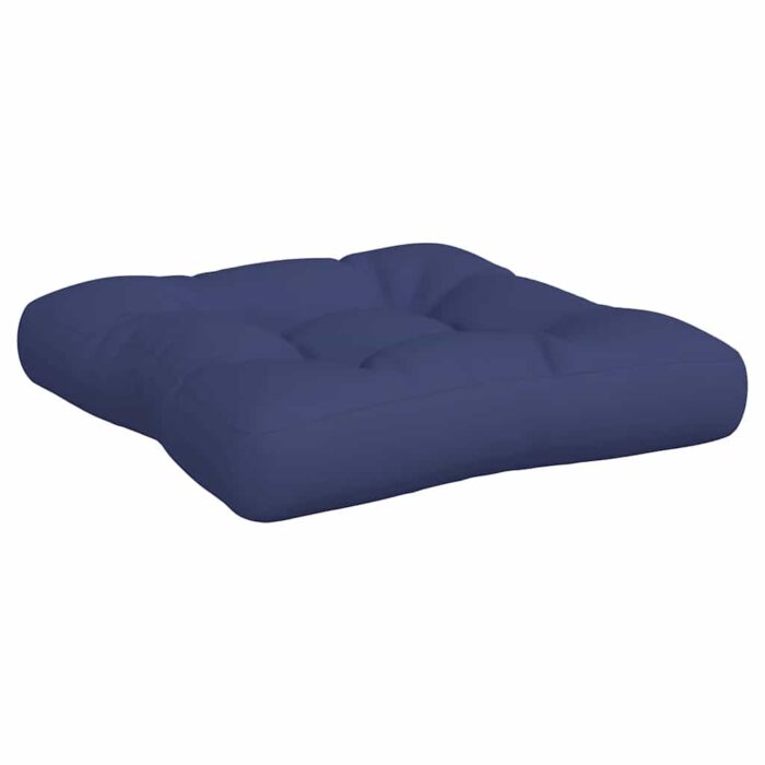 Coussins de palette lot de 3 bleu marine tissu oxford – Image 2
