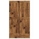 Bibliothèque vieux bois 82,5x30,5x150 cm bois d'ingénierie – Image 3