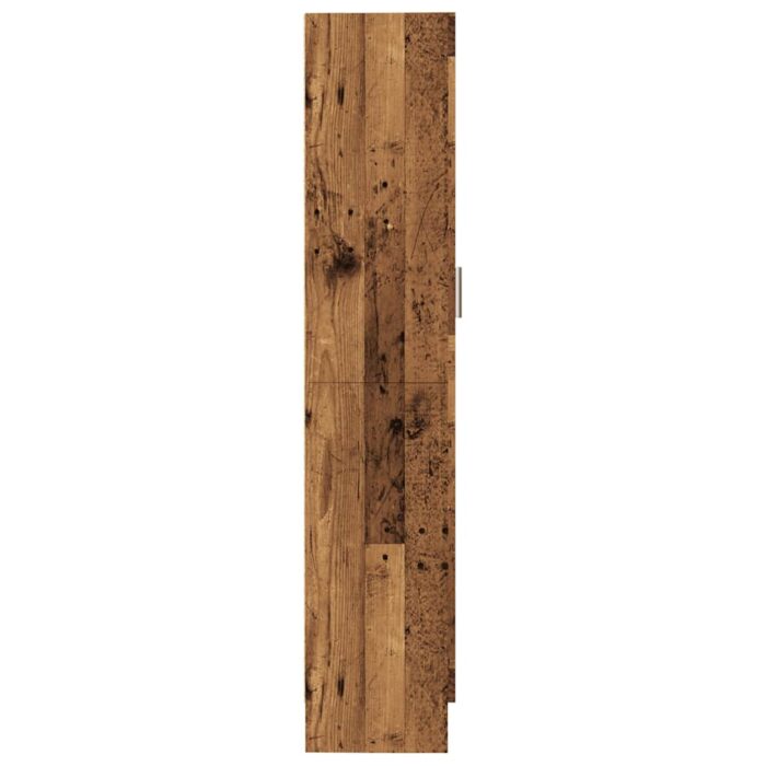 Bibliothèque vieux bois 82,5x30,5x150 cm bois d'ingénierie – Image 4