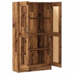 Bibliothèque vieux bois 82,5x30,5x150 cm bois d'ingénierie – Image 6