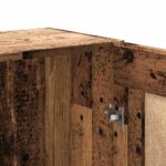 Bibliothèque vieux bois 82,5x30,5x150 cm bois d'ingénierie – Image 7