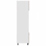 Armoire à micro-ondes "Lyon" Chêne sonoma 60x57x207 cm – Image 4