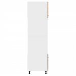 Armoire à micro-ondes "Lyon" Chêne fumé 60x57x207 cm – Image 4