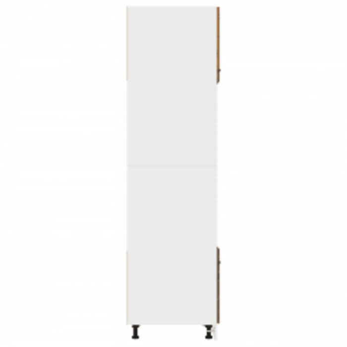Armoire à micro-ondes "Lyon" Chêne fumé 60x57x207 cm – Image 4