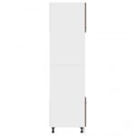 Armoire à micro-ondes "Lyon" Chêne marron 60x57x207 cm – Image 4